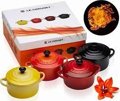 Le Creuset Mini Cocotte Set 4 - Couleurs Volcanique